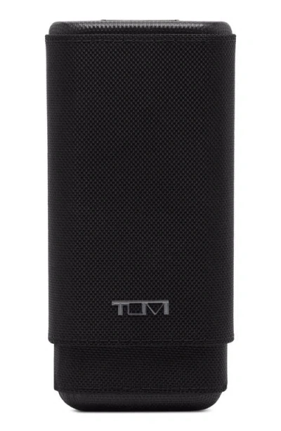 Tumi Leather Cigar Case In Black