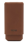 Tumi Leather Cigar Case In Brown