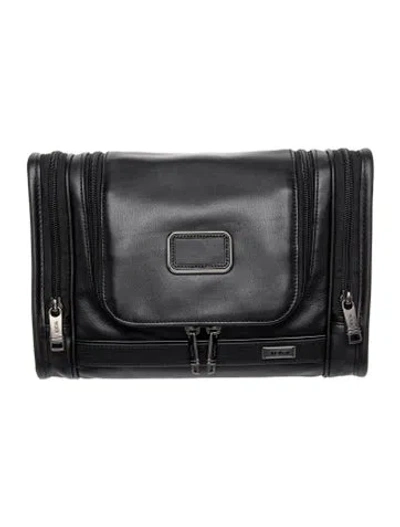 Pre-owned Tumi Leather Clutch W/ Tags In Black