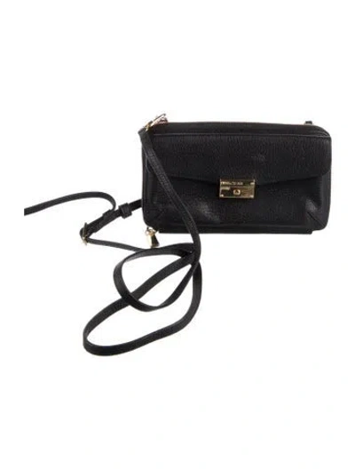 Pre-owned Tumi Leather Continental Wallet In Black