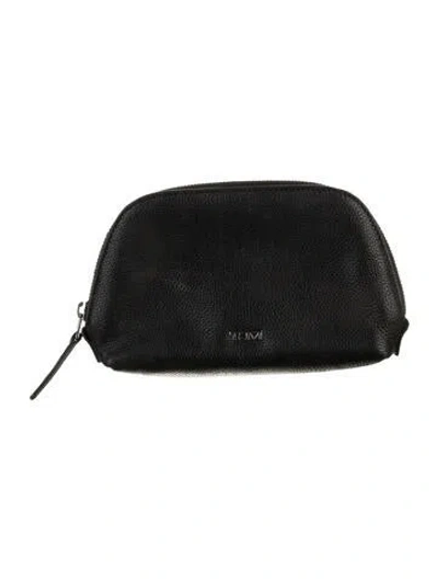 Pre-owned Tumi Leather Cosmetics Bag In Black