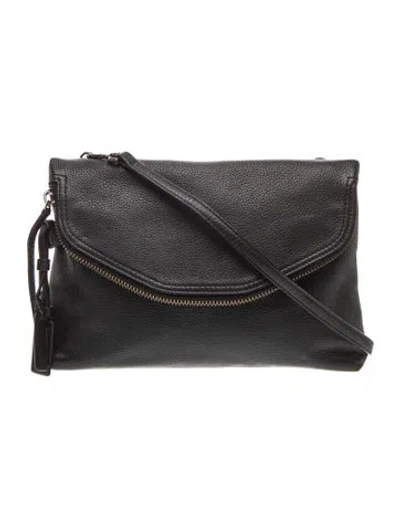Pre-owned Tumi Leather Crossbody Bag In Black