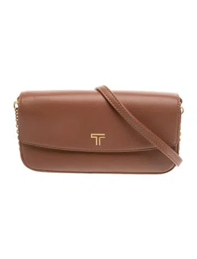 Pre-owned Tumi Leather Crossbody Bag In Brown