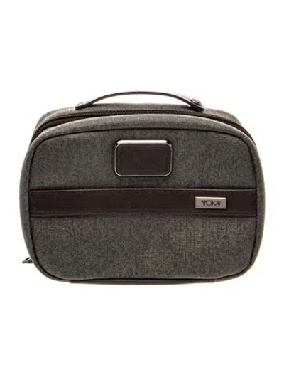 Pre-owned Tumi Leather Crossbody Bag In Gray