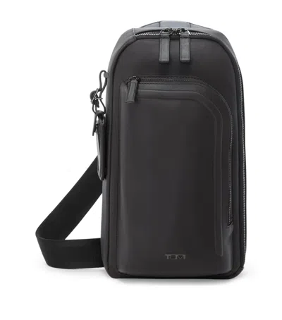 Tumi Leather Gregory Cross-body Bag In Brown