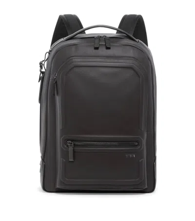 Tumi Leather Harrison Bradner Backpack In Brown