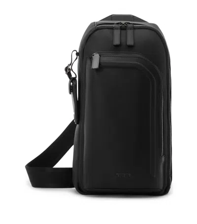 Tumi Leather Harrison Cross-body Bag In Black