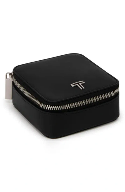 Tumi Leather Jewelry Case In Black