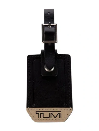 Pre-owned Tumi Leather Luggage Tag In Multi
