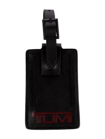 Pre-owned Tumi Leather Luggage Tag In Multi