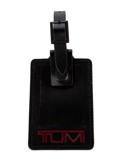 Pre-owned Tumi Leather Luggage Tag In Multi