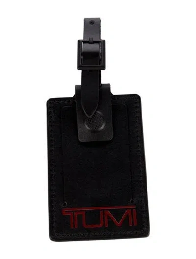 Pre-owned Tumi Leather Luggage Tag In Multi