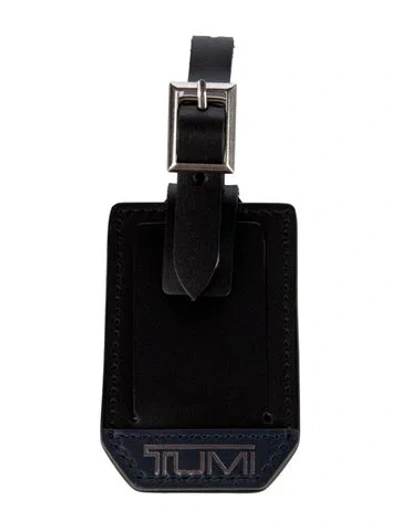 Pre-owned Tumi Leather Luggage Tag In Multi