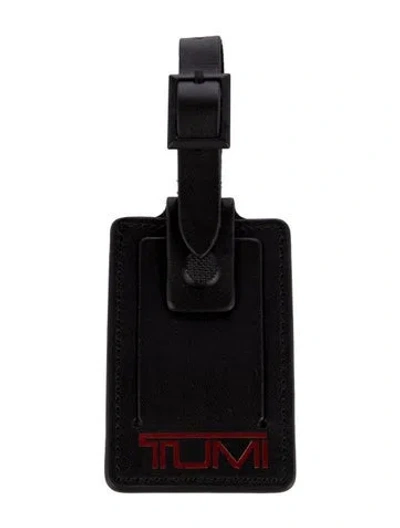 Pre-owned Tumi Leather Luggage Tag In Multi