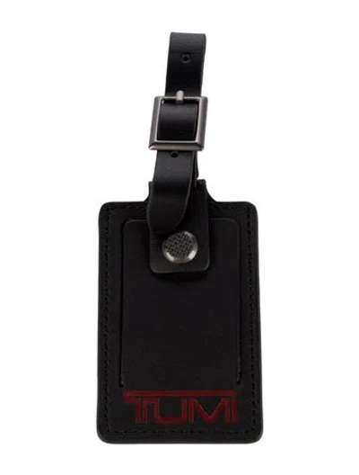 Pre-owned Tumi Leather Luggage Tag In Multi