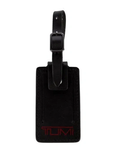Pre-owned Tumi Leather Luggage Tag In Multi