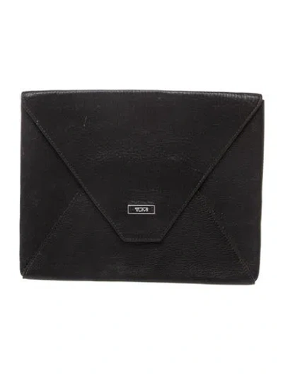 Pre-owned Tumi Leather Portfolio In Multi