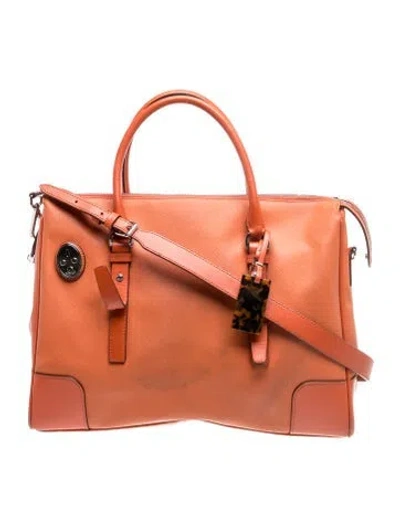 Pre-owned Tumi Leather Shoulder Bag In Brown