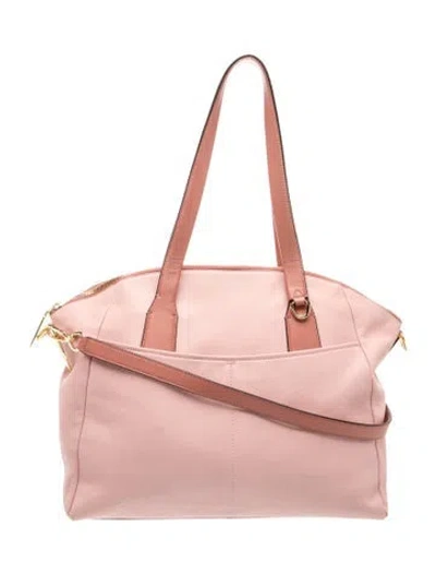 Pre-owned Tumi Leather Shoulder Bag In Pink