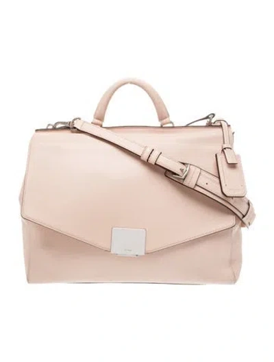 Pre-owned Tumi Leather Shoulder Bag In Pink