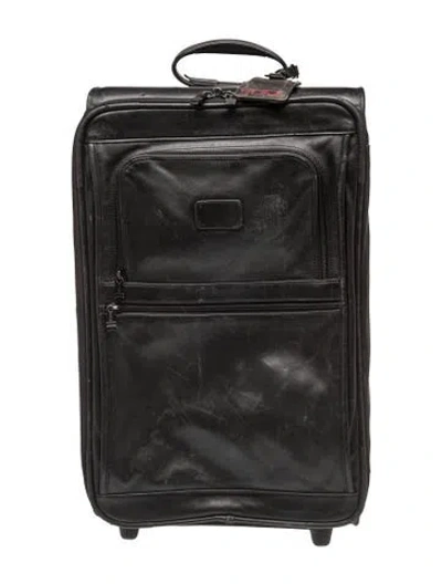 Pre-owned Tumi Leather Suitcase In Black