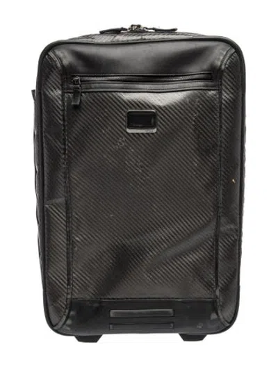 Pre-owned Tumi Leather Suitcase In Black