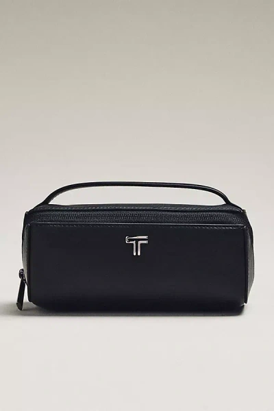 Tumi Leather Sunglass Case In Black