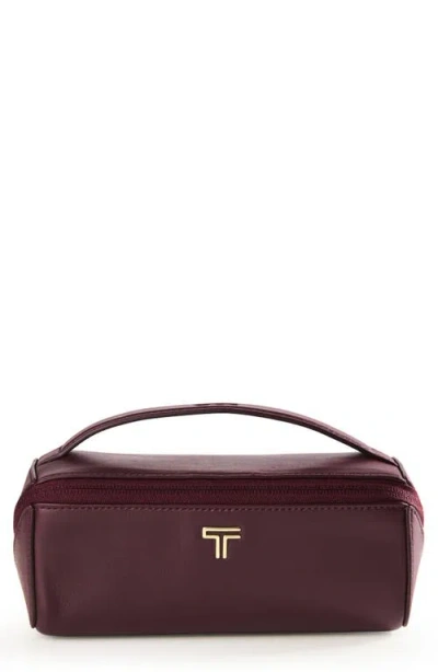 Tumi Leather Sunglasses Case In Brown