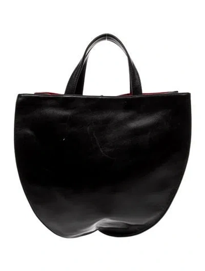 Pre-owned Tumi Leather Top Handle Bag In Black