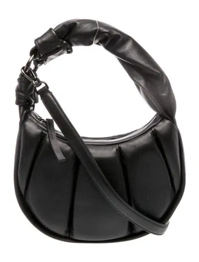 Pre-owned Tumi Leather Top Handle Bag In Black