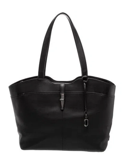 Pre-owned Tumi Leather Tote In Black