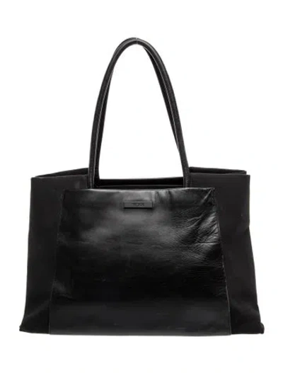 Pre-owned Tumi Leather Tote In Black