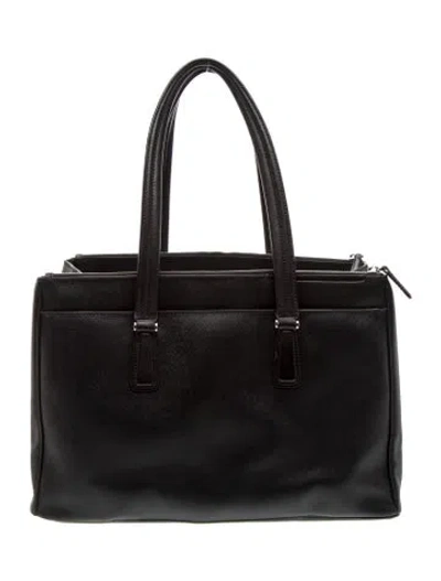 Pre-owned Tumi Leather Tote In Black