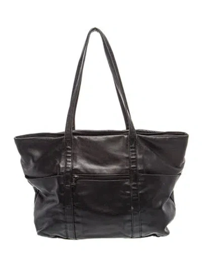 Pre-owned Tumi Leather Tote In Black