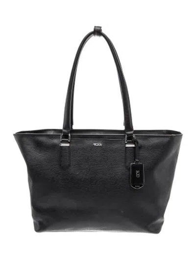 Pre-owned Tumi Leather Tote In Black
