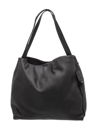 Pre-owned Tumi Leather Tote In Blue