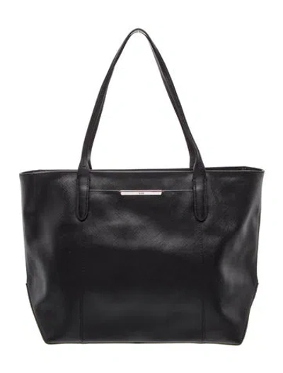 Pre-owned Tumi Leather Tote In Grey