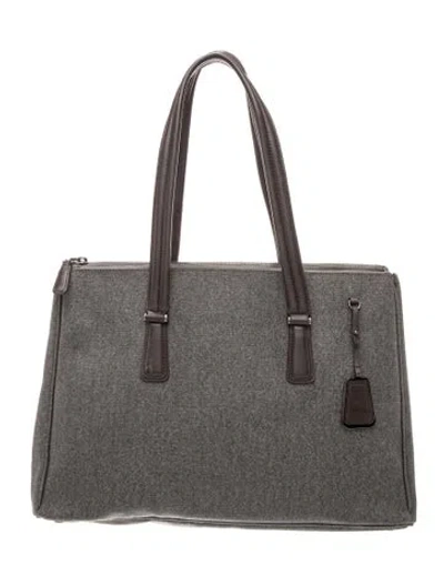Pre-owned Tumi Leather Tote In Multi