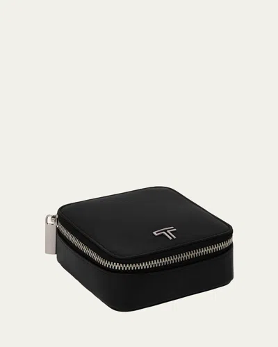 Tumi Leather Travel Jewelry Case In Black