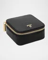 Tumi Leather Travel Jewelry Case In Black