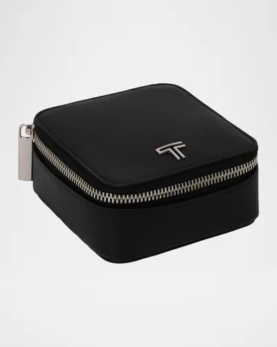 TUMI LEATHER TRAVEL JEWELRY CASE