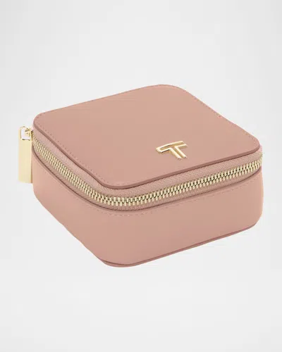 TUMI LEATHER TRAVEL JEWELRY CASE