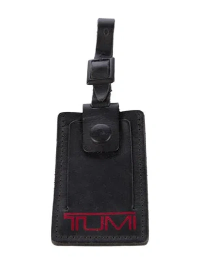 Pre-owned Tumi Leather Travel Pouch In Black