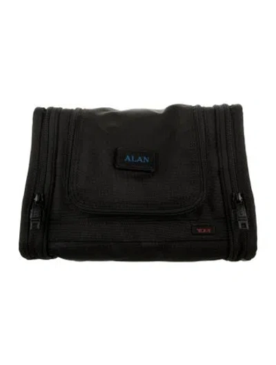 Pre-owned Tumi Leather Trim Travel Bag In Black