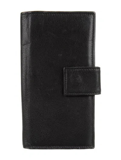 Pre-owned Tumi Leather Wallet In Black