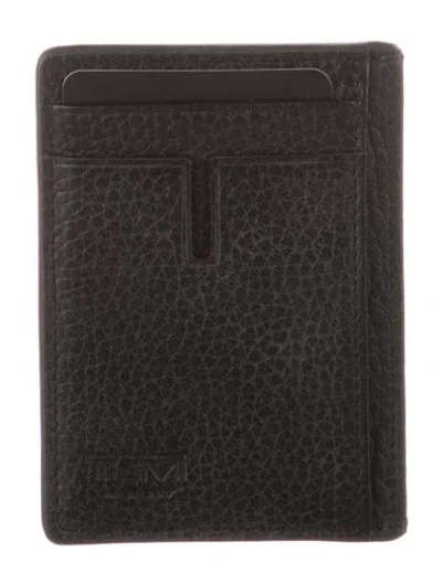 Pre-owned Tumi Leather Wallet In Black