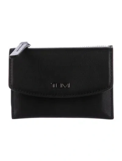 Pre-owned Tumi Leather Wallet In Black