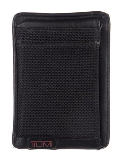 Pre-owned Tumi Leather Wallet In Black