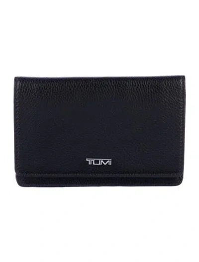 Pre-owned Tumi Leather Wallet In Black