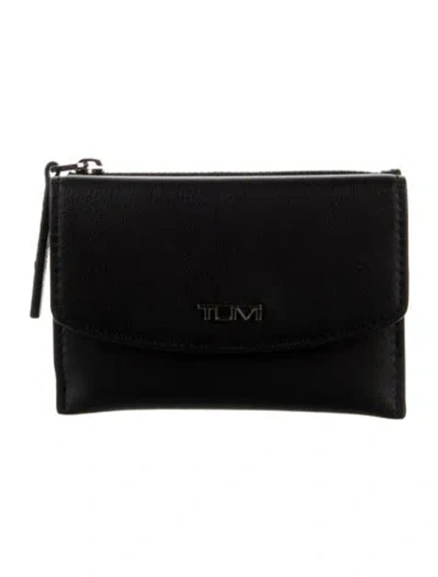 Pre-owned Tumi Leather Wallet In Black
